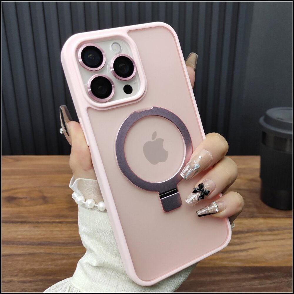 Blush Pink MagSafe Kickstand Case